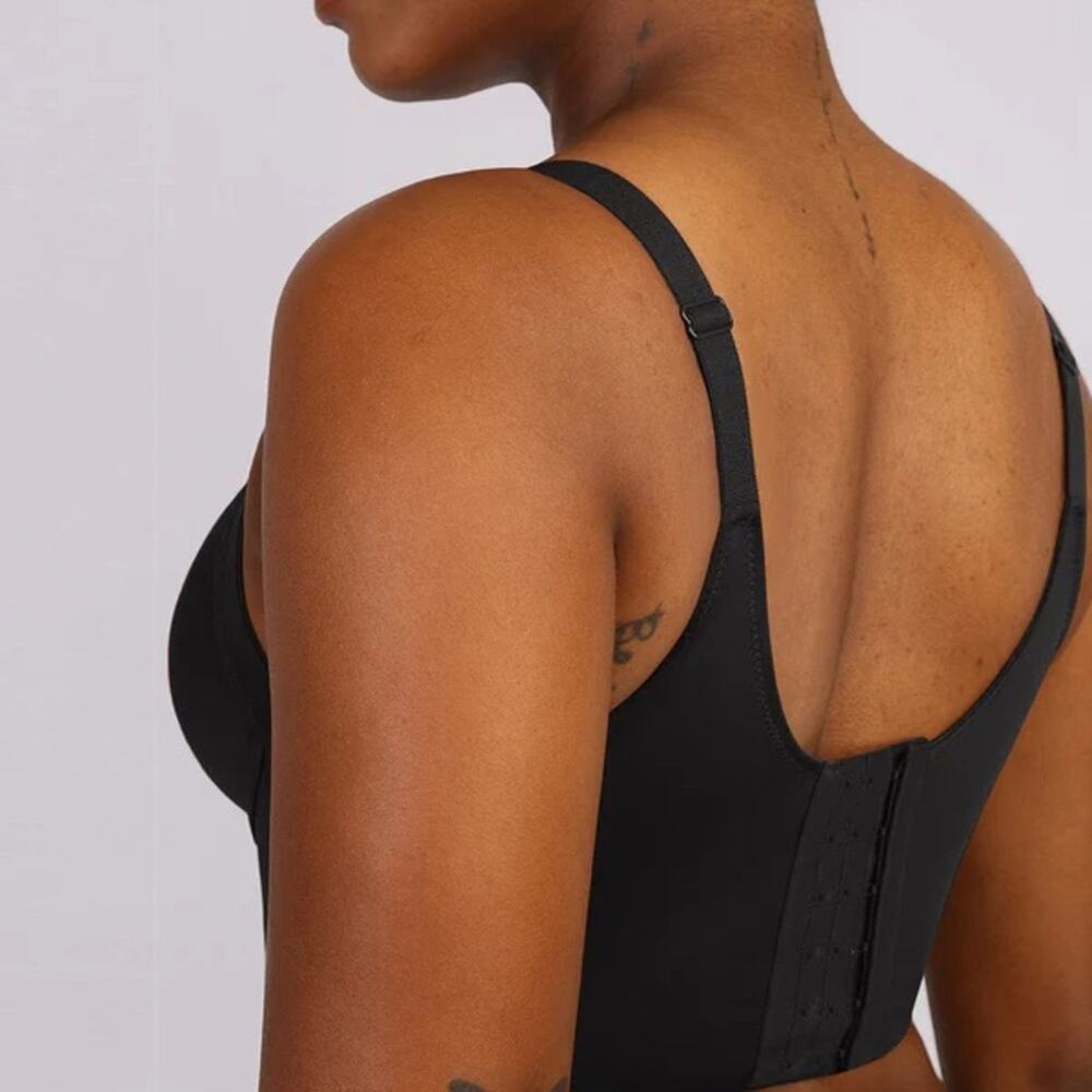 Shapellx Everyday Smooth T-Shirt Bra - Black 34DDD - Picture 3 of 9